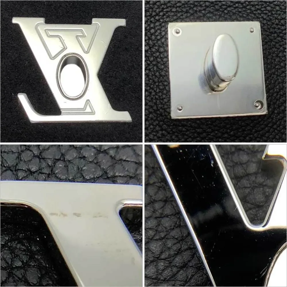 Louis Vuitton My Lock Me Chain Noir Black Calf Chain Shoulder Bag